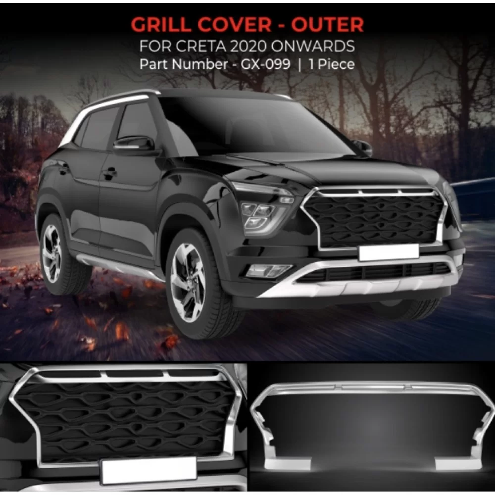 Creta front online grill light